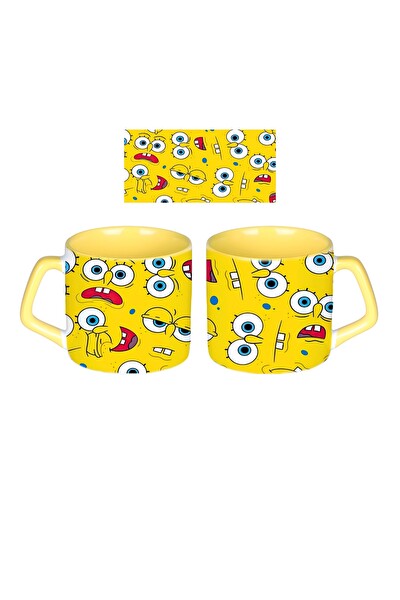 Ghostbastır Design Sünger Bob Kupa Bardak - 1 Adet 0463