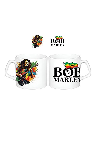 Ghostbastır Design Bob Marley Kupa Bardak - 1 Adet 083