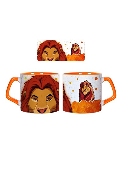 Ghostbastır Design Aslan Kral Kupa Bardak - 1 Adet 031
