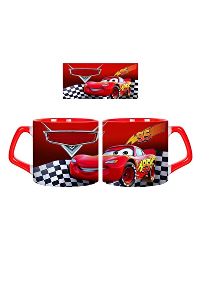 Ghostbastır Design Arabalar Şimşek Mcqueen Kupa Bardak - 1 Adet 030