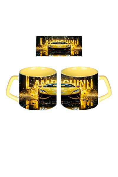 Ghostbastır Design Lamborghini Kupa Bardak - 1 Adet 0291