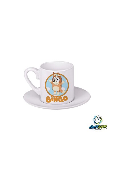 Ghostbastır Design Bluey Türk Kahvesi Fincanı 0102