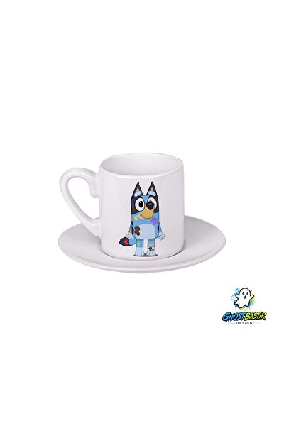 Ghostbastır Design Bluey Türk Kahvesi Fincanı 0105