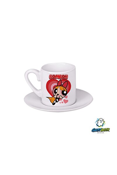 Ghostbastır Design Powerpuff Girls Türk Kahvesi Fincanı 0162