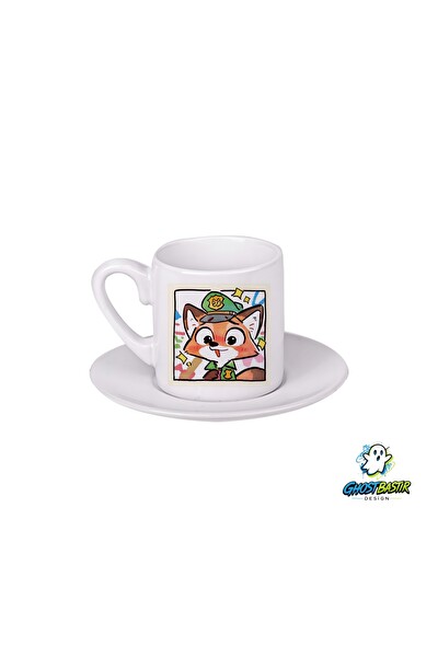 Ghostbastır Design Zootropolis Nick Türk Kahvesi Fincanı 0192