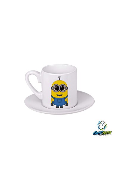 Ghostbastır Design Minions Türk Kahvesi Fincanı 0151