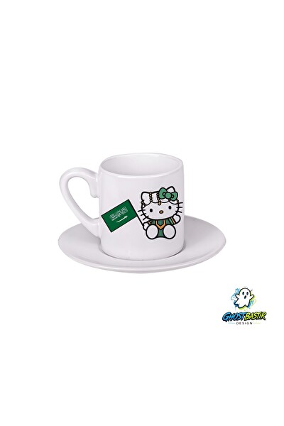 Ghostbastır Design Saudi Hello Türk Kahvesi Fincanı 0167