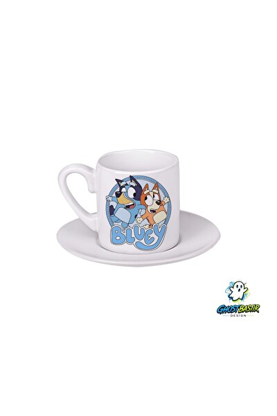 Ghostbastır Design Bluey Türk Kahvesi Fincanı 0109