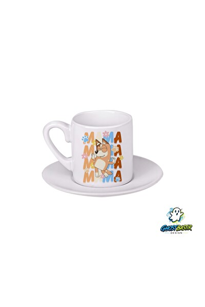 Ghostbastır Design Bluey Türk Kahvesi Fincanı 0103