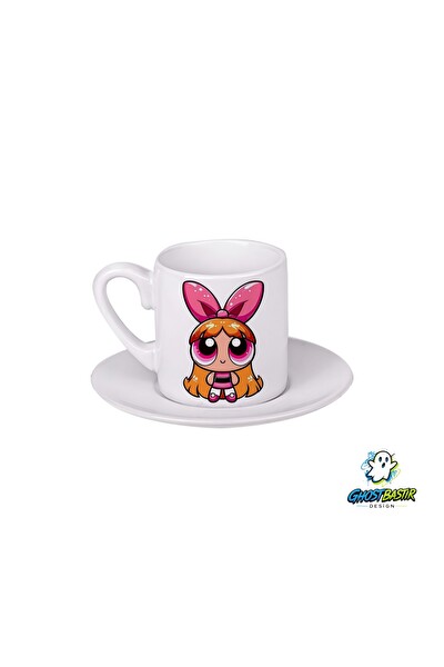Ghostbastır Design Powerpuff Girls Türk Kahvesi Fincanı 0161