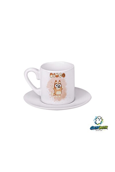 Ghostbastır Design Bluey Türk Kahvesi Fincanı 0104