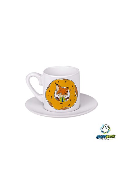 Ghostbastır Design Zootropolis Nick Türk Kahvesi Fincanı 0191