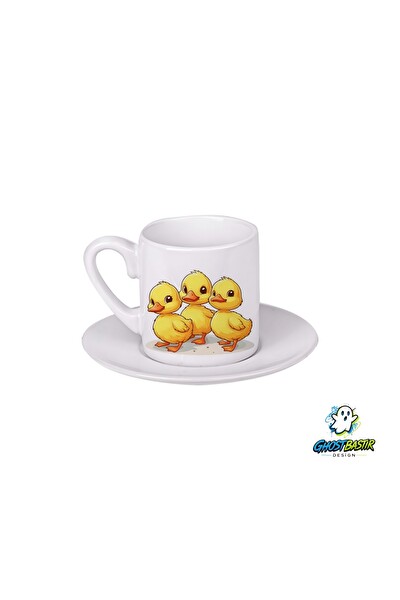 Ghostbastır Design Ördekler Türk Kahvesi Fincanı 0153