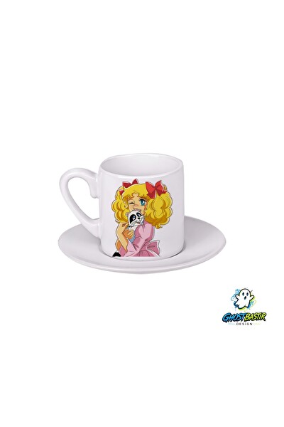 Ghostbastır Design Şeker Kız Candy Türk Kahvesi Fincanı 0176