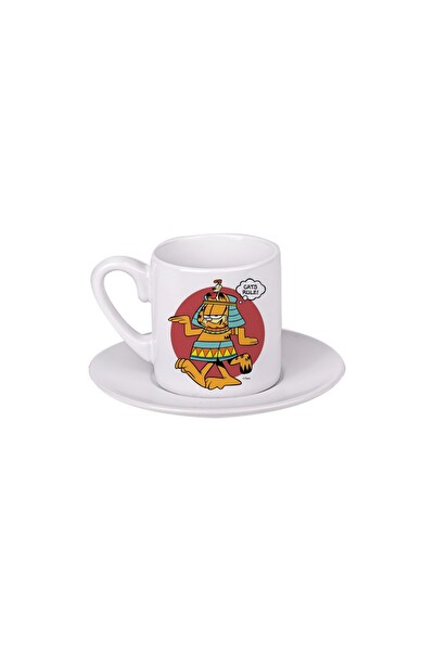 Ghostbastır Design Garfield Türk Kahvesi Fincanı 028