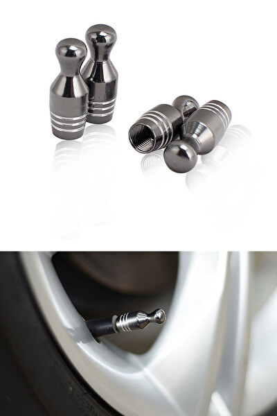 Mega Oto Market Metal Bowling 4'lü Set Krom Araba Sibop Kapağı Seti