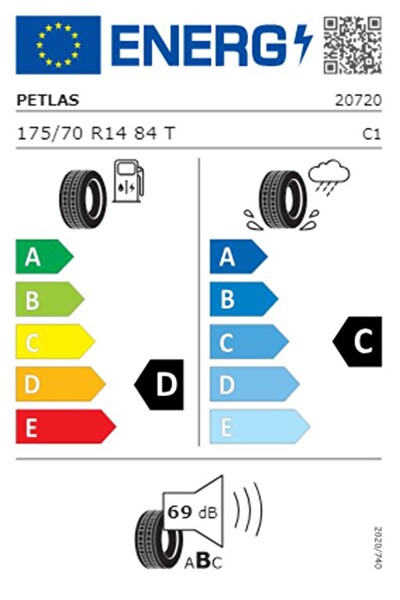 Petlas 175/70R14 84T Elegant PT311 Oto Yaz Lastiği - Üretim Yılı: 2024
