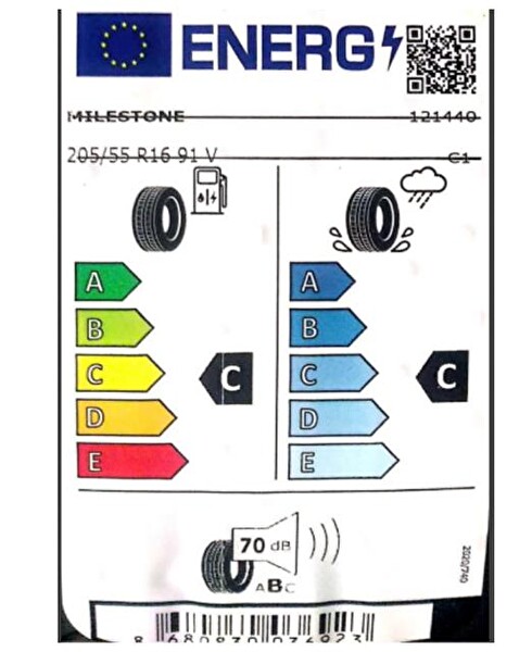Milestone CarMile Sport 205/55R16 TL 91V Oto Yaz Lastiği - Üretim Yılı: 2024