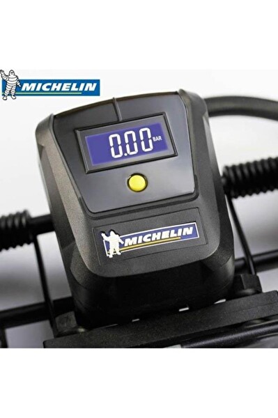 Michelin MC12209 Dijital Basınç Göstergeli Çift Pistonlu Ayak Pompası