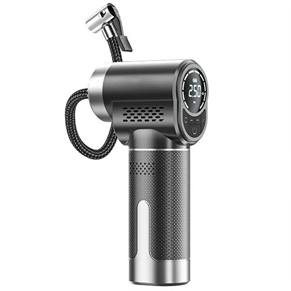 ZHL Tools ST-5518 Dijital Göstergeli Şarjlı Taşınabilir Hava Kompresörü Lastik Pompası