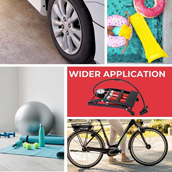 Valkyrie Çift Silindir Ayak Lastik Pompası