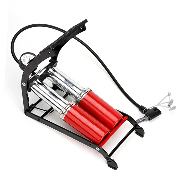 Valkyrie Çift Silindir Ayak Lastik Pompası