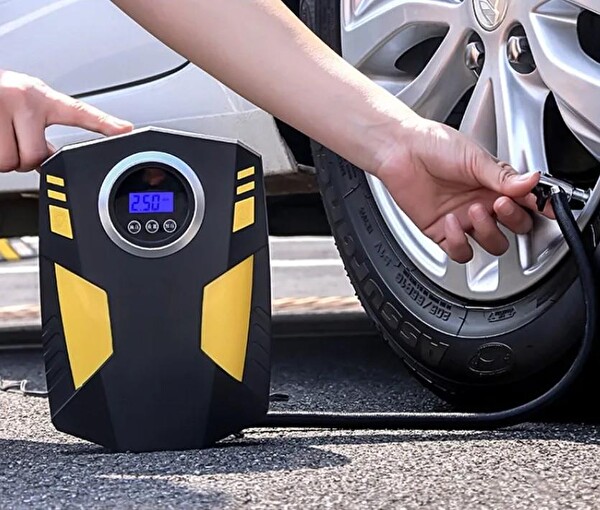 ZHL Tools Suitu 12V Dijital Ekranlı 150 PSI Lastik Hava şişirme Pompası ST-5002