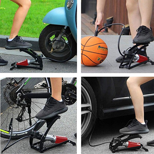 Kobb KB0901 87PSI Analog Basınç Göstergeli Ayak Pompası