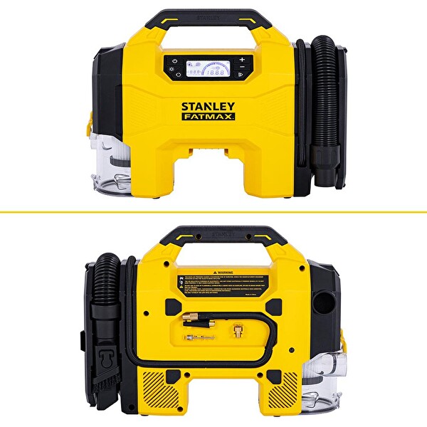 Stanley SXVI02001 12V/18V 160 PSI Dijital Göstergeli Lastik - Yatak Şişirme - Araç Süpürgesi - Akü Dahil Değildir