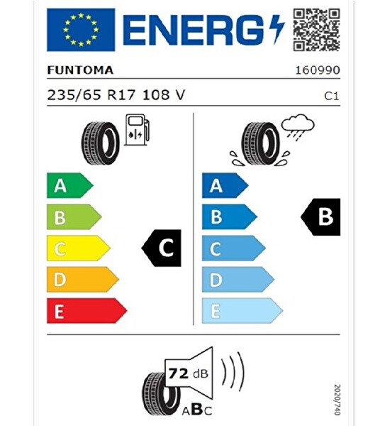 Funtoma 235/65 R17 TL 108V REINF. SUVFUN H/T SUV Yaz Lastiği (Üretim Tarihi:2025)