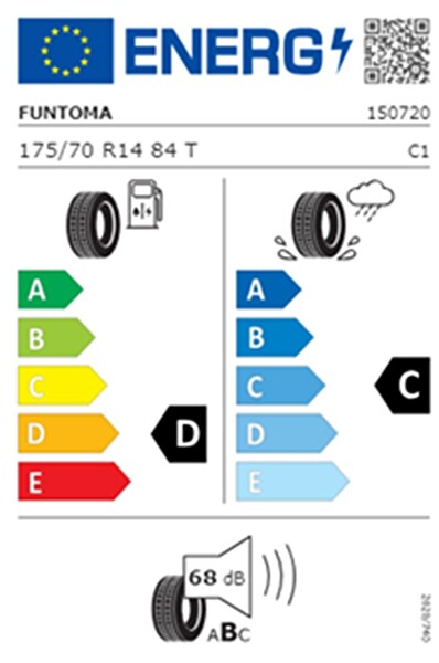 Funtoma 175/70 R14 84T Roadfun Oto Yaz Lastiği (Üretim Yılı: 2025)