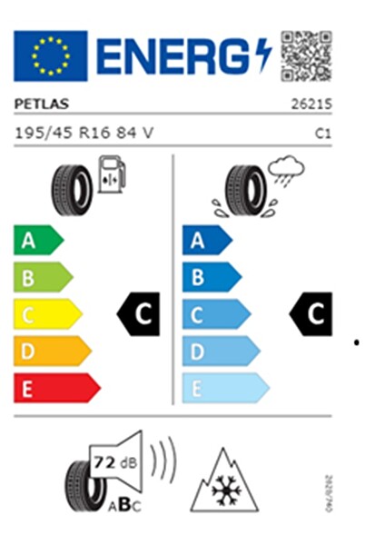 Petlas 195/45 R16 TL 84V Reinf. Multi Action PT565 Dört Mevsim Lastiği - Üretim Tarihi : 2025