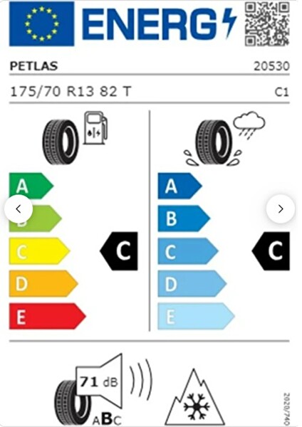 Petlas 175/70 R13 TL 82T Multi Action PT565 Dört Mevsim Lastiği - Üretim Tarihi : 2025