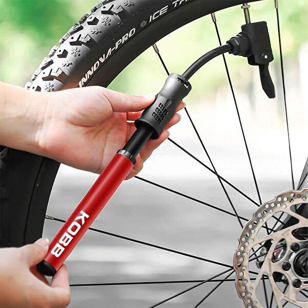 Kobb KB2203 87 PSI Bisiklet Lastik Şişirme Taşınabilir Mini El Pompası - Bisiklet Montaj Aparatı