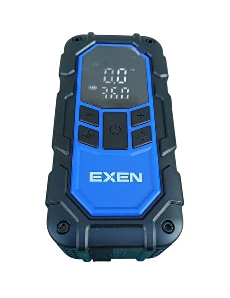 Exen ENC 155 JS Şarjlı Lastik Şişirme Akü Ve Şoklama