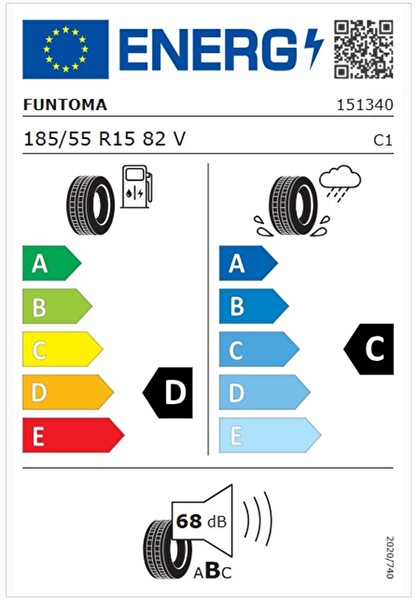 Funtoma 185/55 R15 TL 82V Roadfun Yaz Lastiği - Üretim Tarihi : 2026