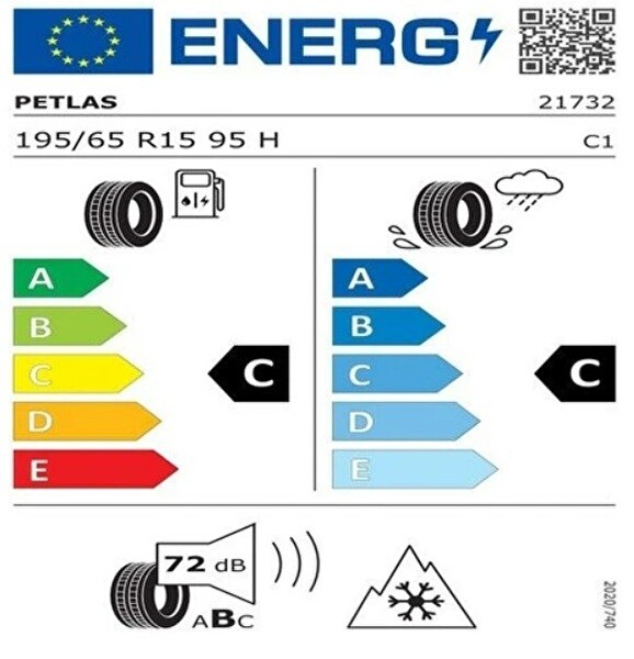 Petlas 195/65 R15 TL 95H Reinf. Multi Action PT565 Dört Mevsim Lastiği - Üretim Tarihi : 2026