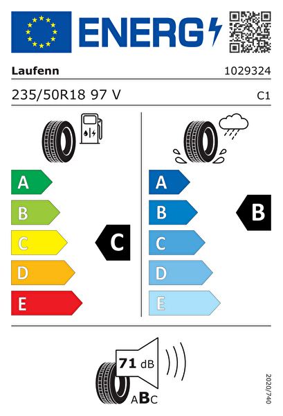 Laufenn S Fit EQ+ LK01 235/50R18 97V 4x4 Yaz Lastiği - Üretim Tarihi : 2025