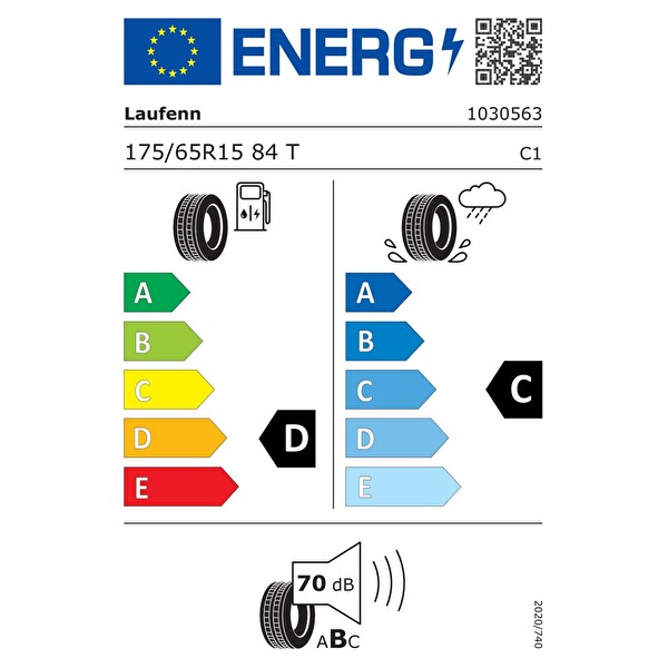 Laufenn G Fit EQ+ LK41 175/65R15 84T Oto Yaz Lastiği - Üretim Tarihi : 2025