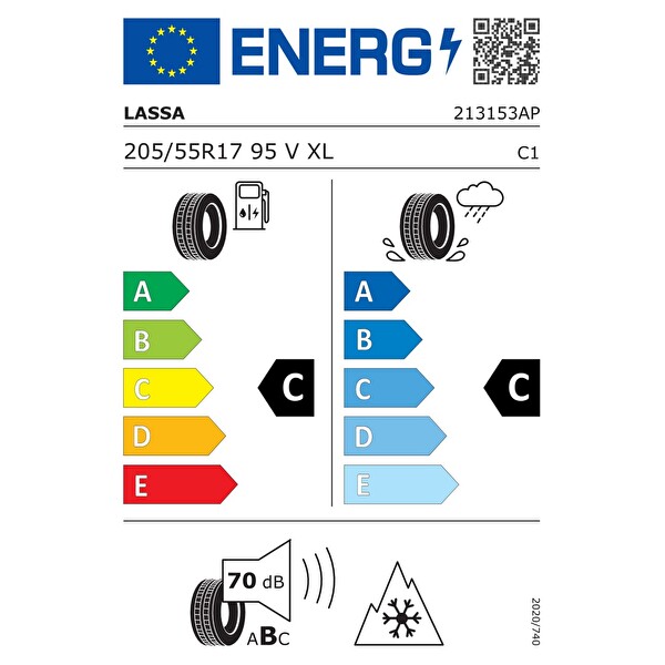 Lassa Multiways 2 205/55R17 95V XL M+S 3PMSF Oto 4 Mevsim Lastiği - Üretim Tarihi : 2024