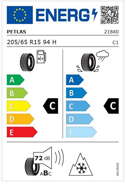 Petlas 205/65 R15 TL 94H Multi Action PT565 Dört Mevsim Lastiği - Üretim Tarihi : 2026