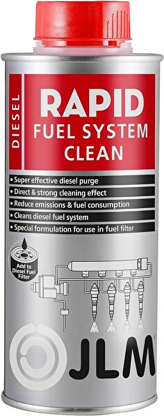 JLM Hızlı Ve Komple Dizel Yakıt Sistemi Temizleyici 500ml.