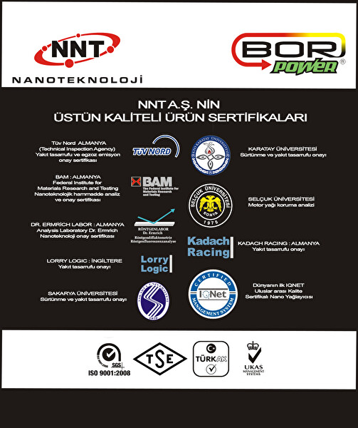 Bor Power MS-900 Premium Edition - Ağır Ticari Araçlar için Motor Yağı Katkısı