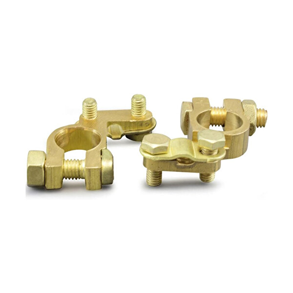 Mega Oto Market Pirinç Akü Kutup Başı Takımı Akü Kutup Başlığı +- Takım