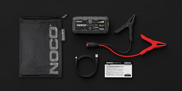 Noco Boost X GBX45 12V 1250 Amper Lityum Akü Takviye - Powerbank - Led Lamba - Eva Çanta