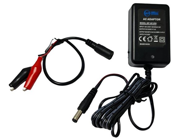 WellPower 6V-12V 1Amper Akü-Batarya Şarj Adaptörü WP-0612P
