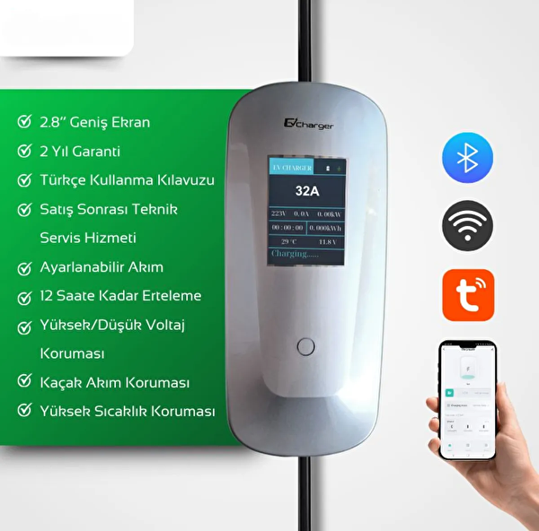 Coswatt 22 Kw Taşınabilir Hızlı Araç Şarj İstasyonu - Çanta ve