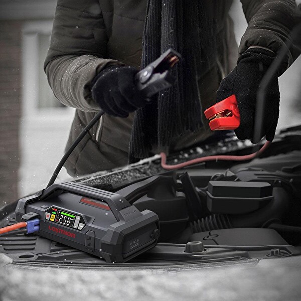 Lokithor JA2500 12V 2500 Amp LiFePO4 Akıllı Akü Takviye - Pompa - Powerbank - Led Lamba