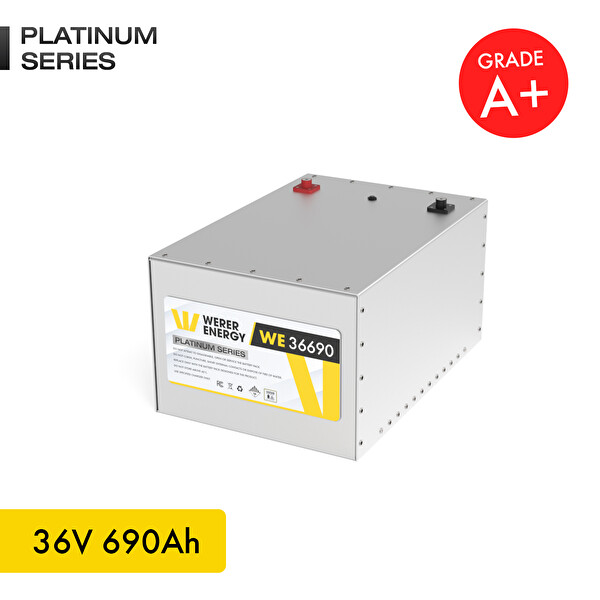 WERER ENERGY 36V 690Ah LiFePO4 Platinum Series Bluetooth'lu Lityum Demir Fosfat Akü - Üretim Yılı: 2025