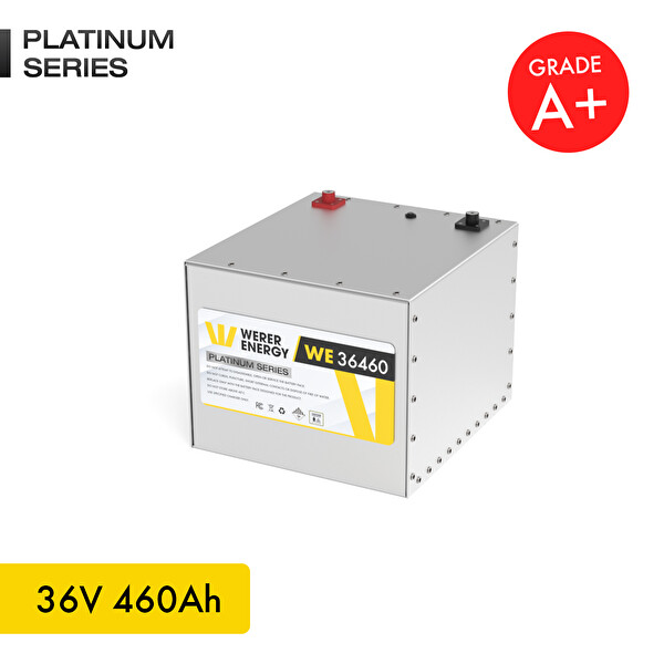 WERER ENERGY 36V 460Ah LiFePO4 Platinum Series Bluetooth'lu Lityum Demir Fosfat Akü - Üretim Yılı: 2025
